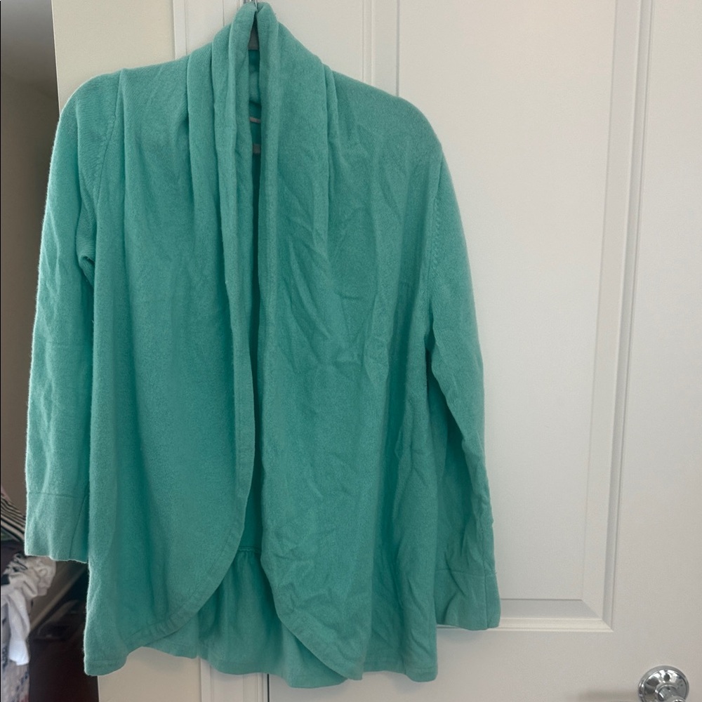 Lilly Pulitzer Cashmere open cardigan